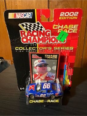 Chase the Race #66 Blue Die-Cast Car - 2002 Edition